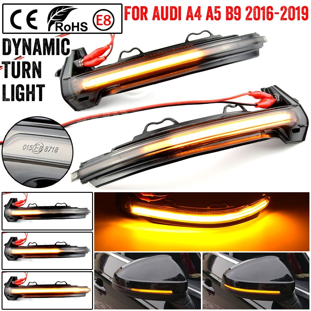 Audi B9 a4 a5 sequential side mirror dynamic LED kit