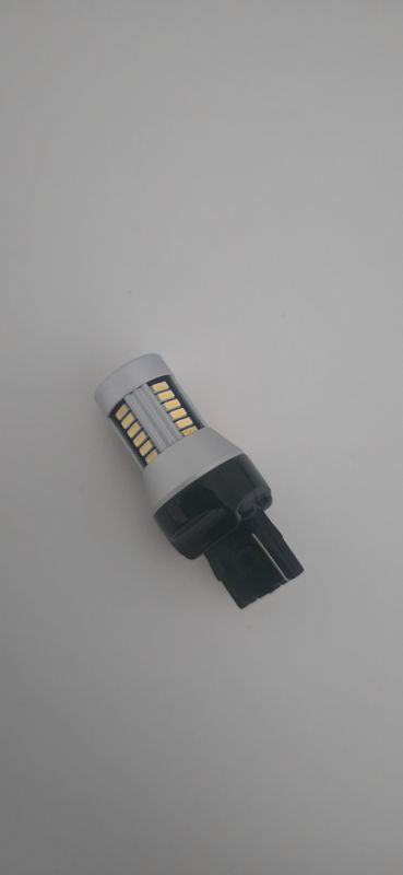2pcs T20 7440 7443 LED bulbs error free white drl reverse sidelights