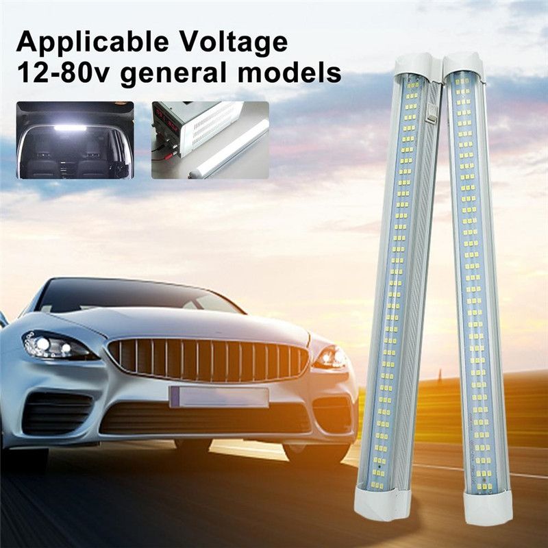 108 led tube light 12v with on off switch very bright for van lorry interior