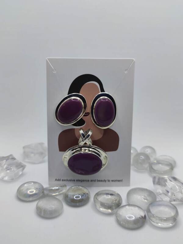 OVAL PURPLE