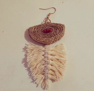 Pendiente Yute / Macramé
