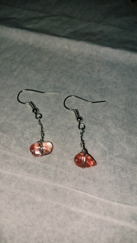 Melting Crystal earrings