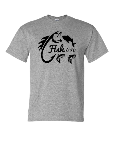 Personalized Grey Short Sleeve Cotton Shirt