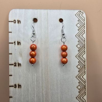“Orange You Sweet” Earrings – Orange Beads &amp; Attitude