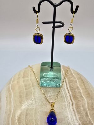 Midnight Eye Necklace &amp; Earring Set