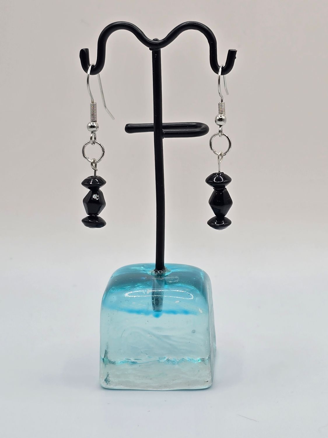 “Onyx &amp; Ebony” Earrings – Double Nugget Drops