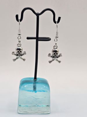 Crossbones Capers" Skull & Bones Earrings Crossbones Capers" Skull & Bones Earrings