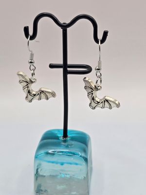 &quot;Night Soar&quot; Bat Earrings