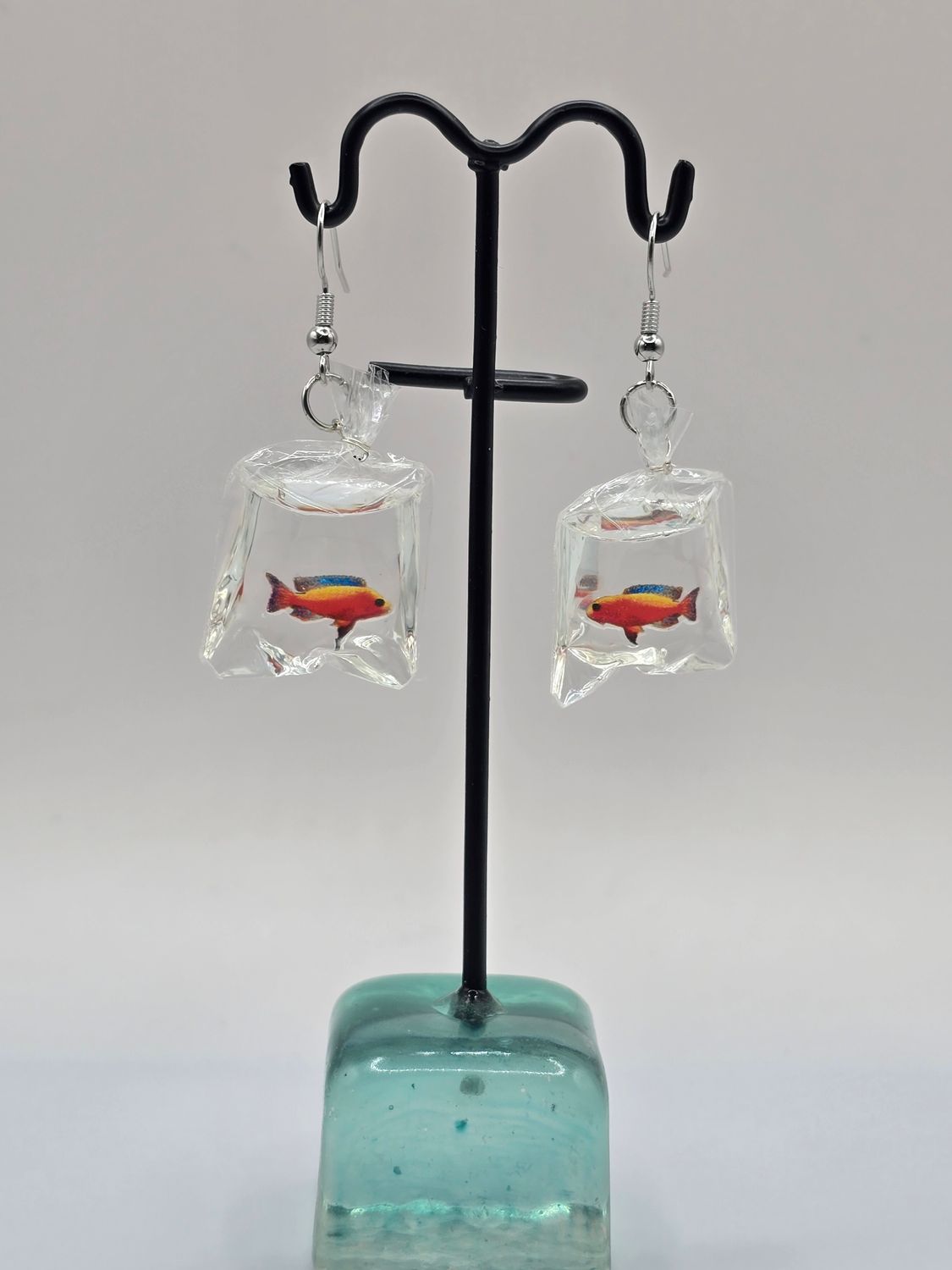 Catch &amp; Carry Acrylic Fishbowl Earrings