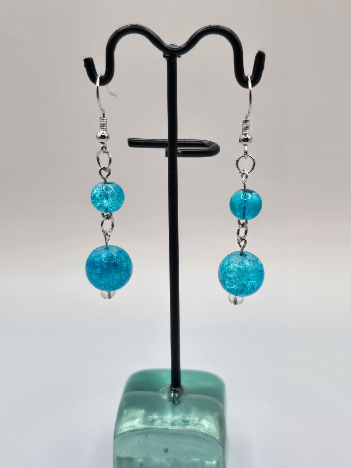 Blue Tide Dangle Earrings