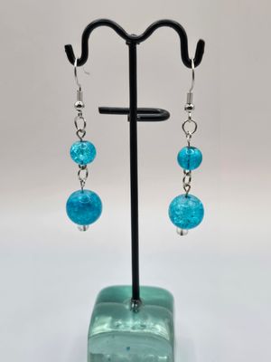 Blue Tide Dangle Earrings