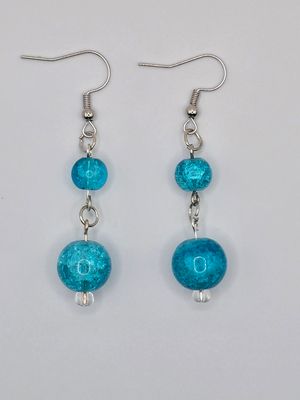 Blue Tide Dangle Earrings