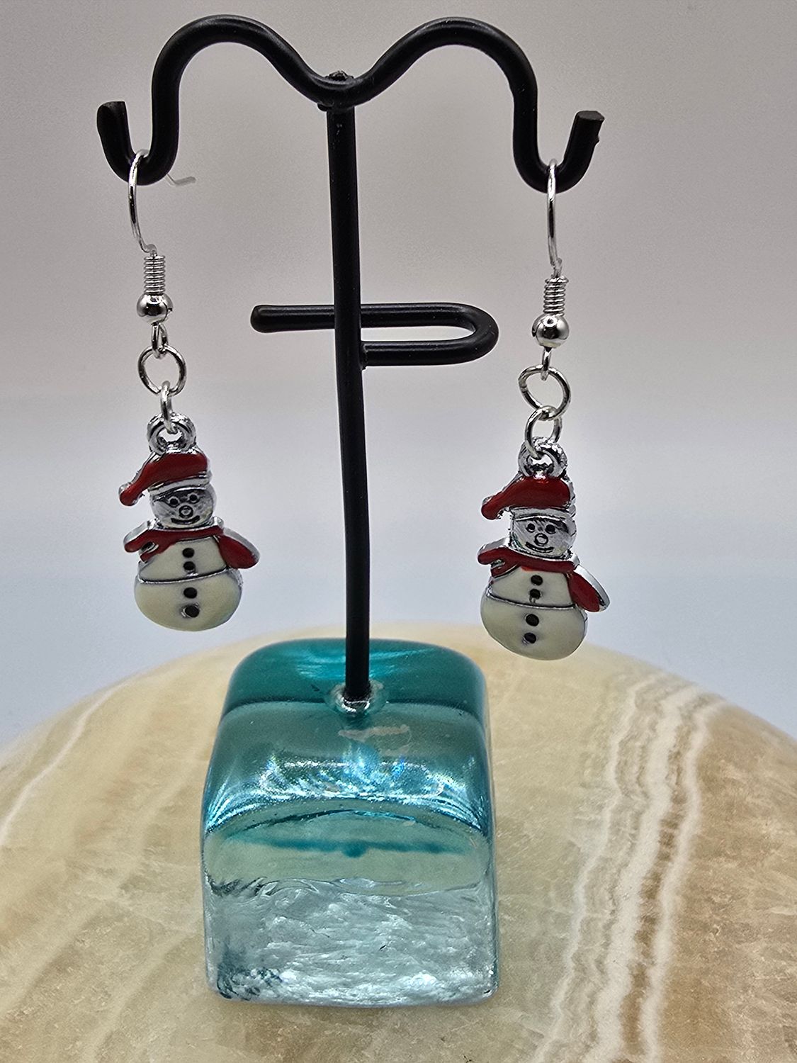 Frosty Friends: Snowman Holiday Earrings