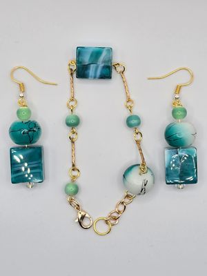 Tidepool Glow Bracelet &amp; Earring Set