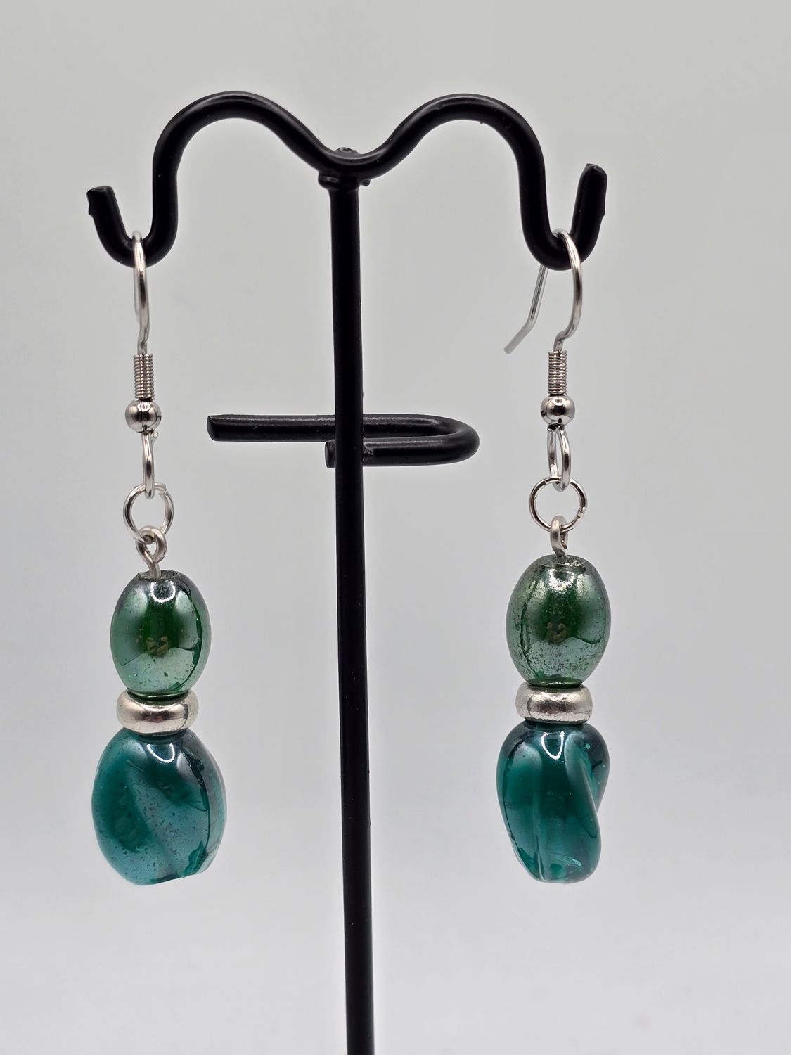 Ocean Drift Glass Bead Earrings