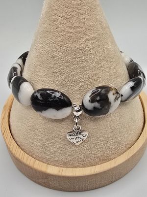 Made with Love Oval Bead Jewelry Set