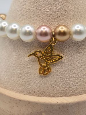 Garden Whispers Charm Bracelet Stretch Fit