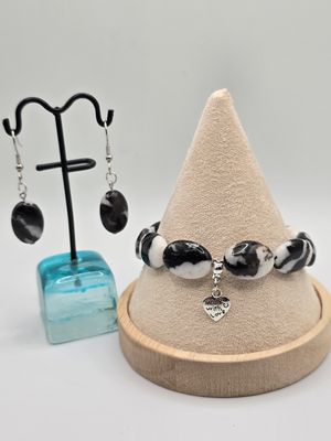 Made with Love Oval Bead Jewelry Set