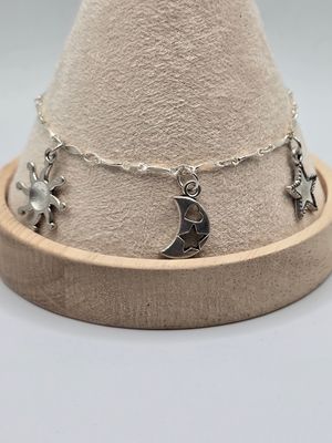Celestial Trio Charm Bracelet
