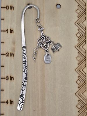 Literary Muse Charm Bookmark