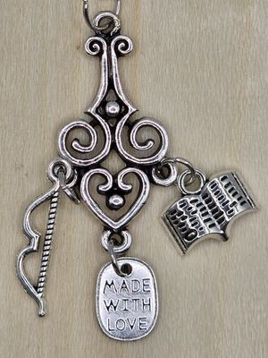 Literary Muse Charm Bookmark