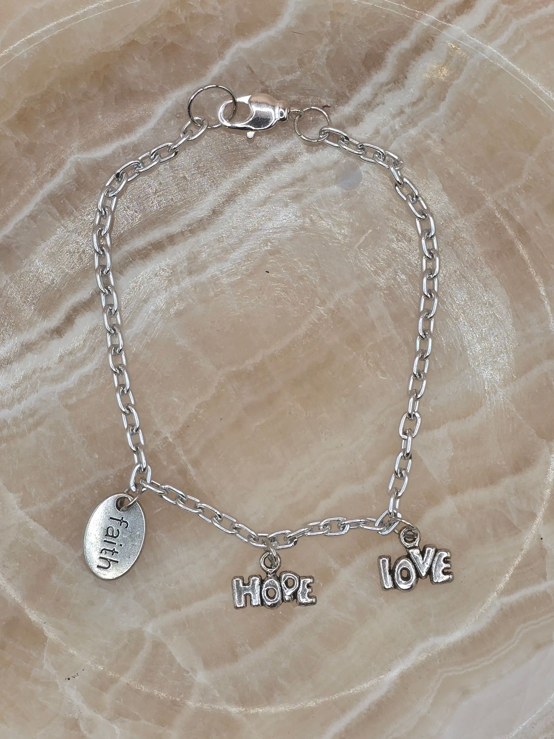 Grace in Every Link Charm Bracelet