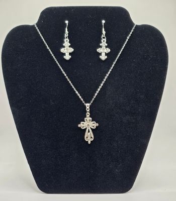 Radiant Grace Cross Jewelry Set