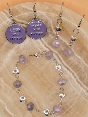 Love You More Trio – Bracelet + Bonus Earrings