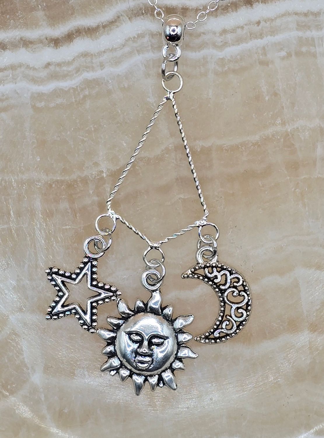 Celestial Harmony Chandelier Necklace