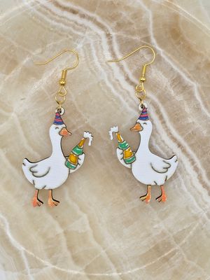 Let Loose Goose – Party Earrings