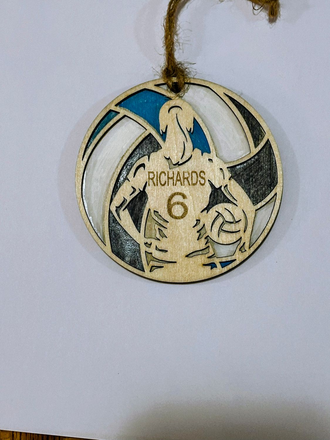 Serve It with Style – Personalized Volleyball Ornament