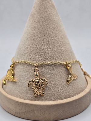 Ocean Storykeeper – Gold Charm Bracelet