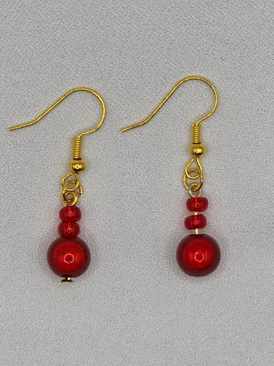 Cherry Drop Dangle Earrings