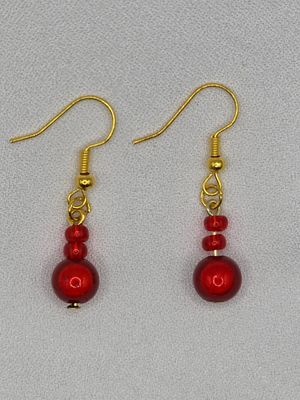 Cherry Drop Dangle Earrings