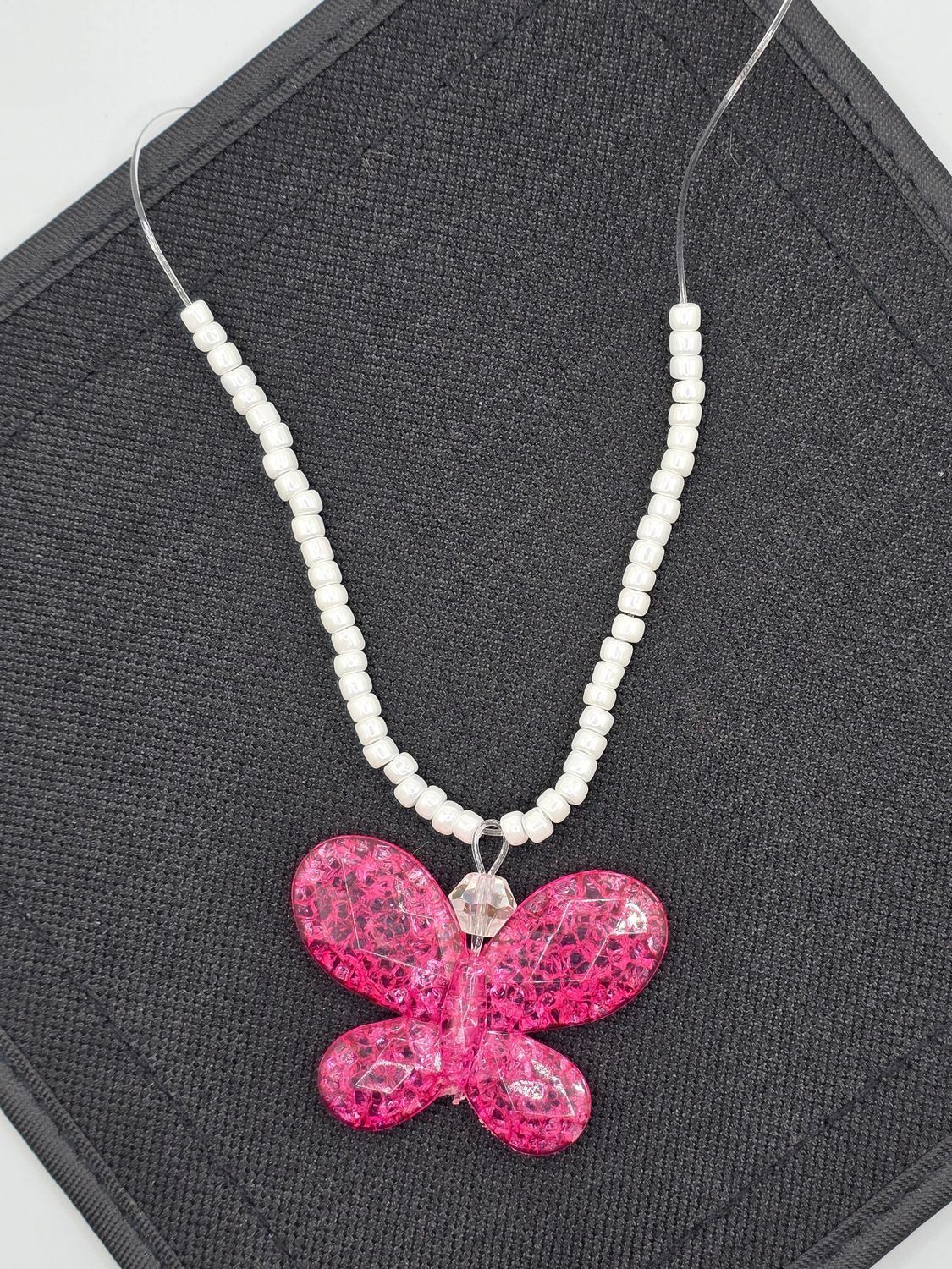 Pink Butterfly Dream Necklace