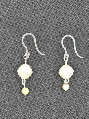 Claire’s Collection: Silver Mist Drop Earrings