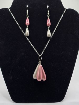 Blush &amp; Silver Teardrop Harmony Set