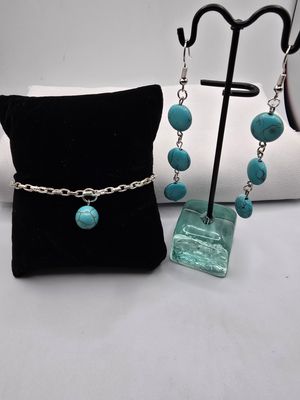 Turquoise Breeze Bracelet & Earring Set