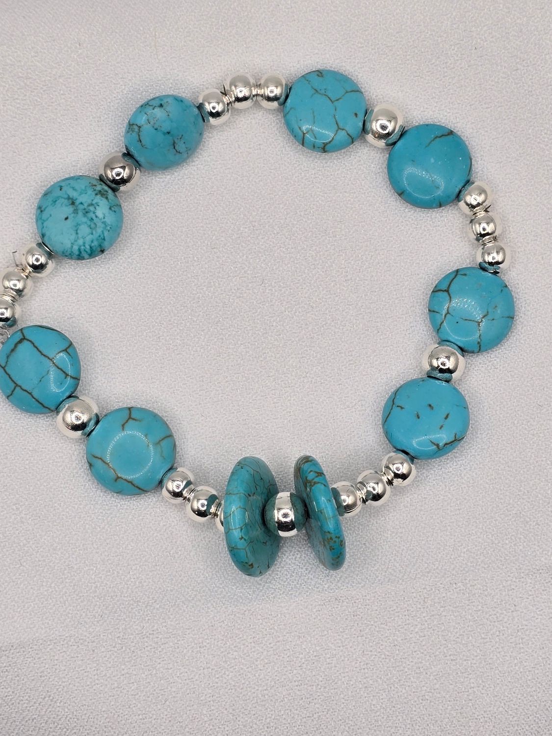 Turquoise Horizon Beaded Bracelet