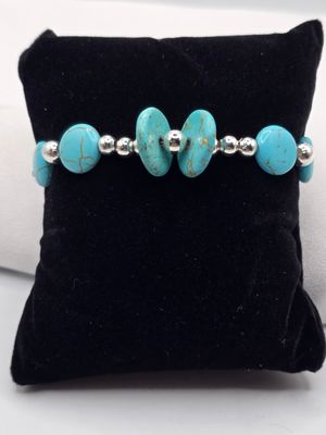 Turquoise Horizon Beaded Bracelet