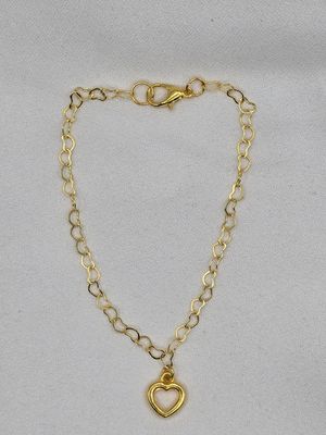 Golden Heart Glow Bracelet