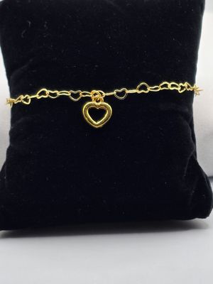 Golden Heart Glow Bracelet