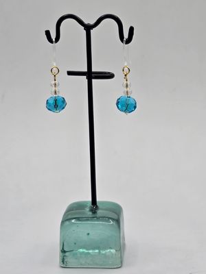 Claire’s Collection: Frosted Sky Sparkle Earrings