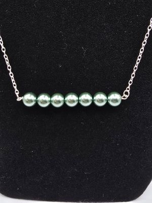 Meadow Mist Pearl Set (Necklace + Earrings)
