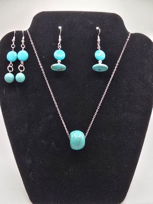 Turquoise Tranquility Trio — 3‑for‑2 Necklace &amp; Earring Set