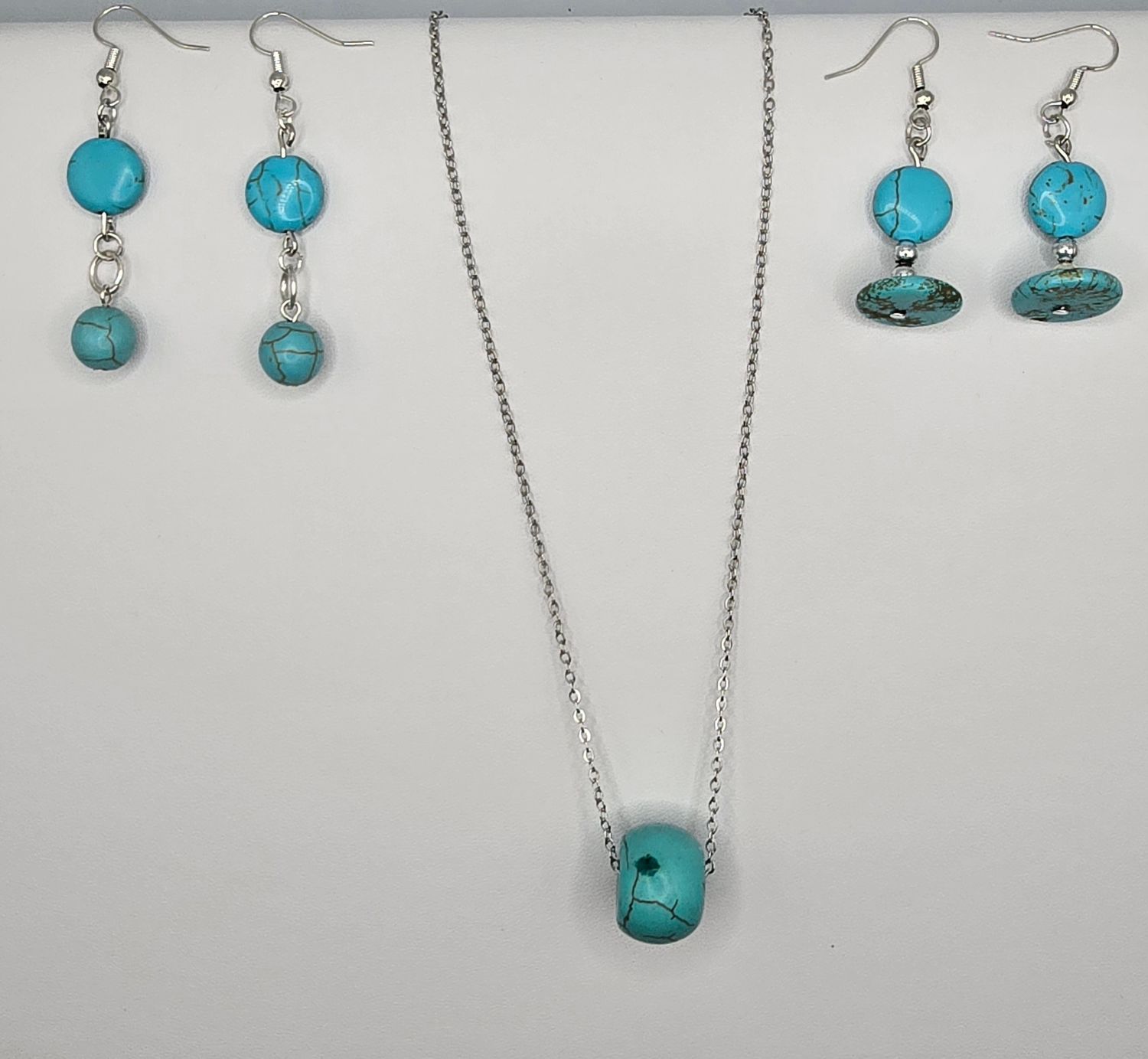 Turquoise Tranquility Trio — 3‑for‑2 Necklace &amp; Earring Set