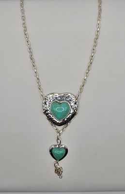 Queen of Hearts Turquoise Necklace