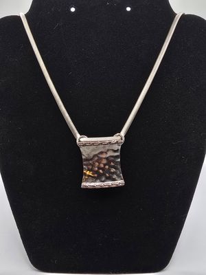 Silver Storm Statement Necklace