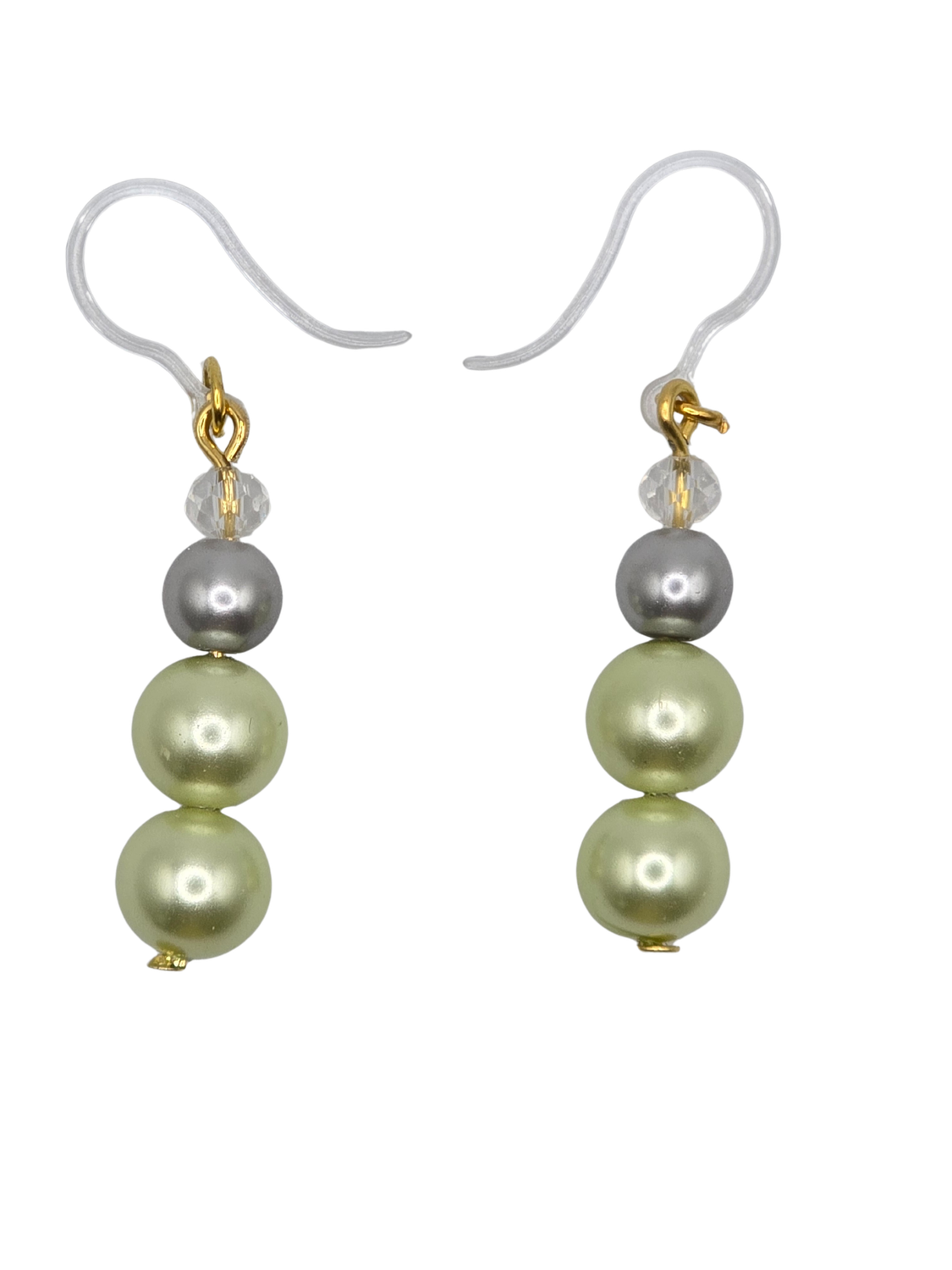 Claire’s Collection: Sage Pearl Cascade Earrings