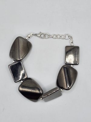 Silver Reflections Statement Bracelet